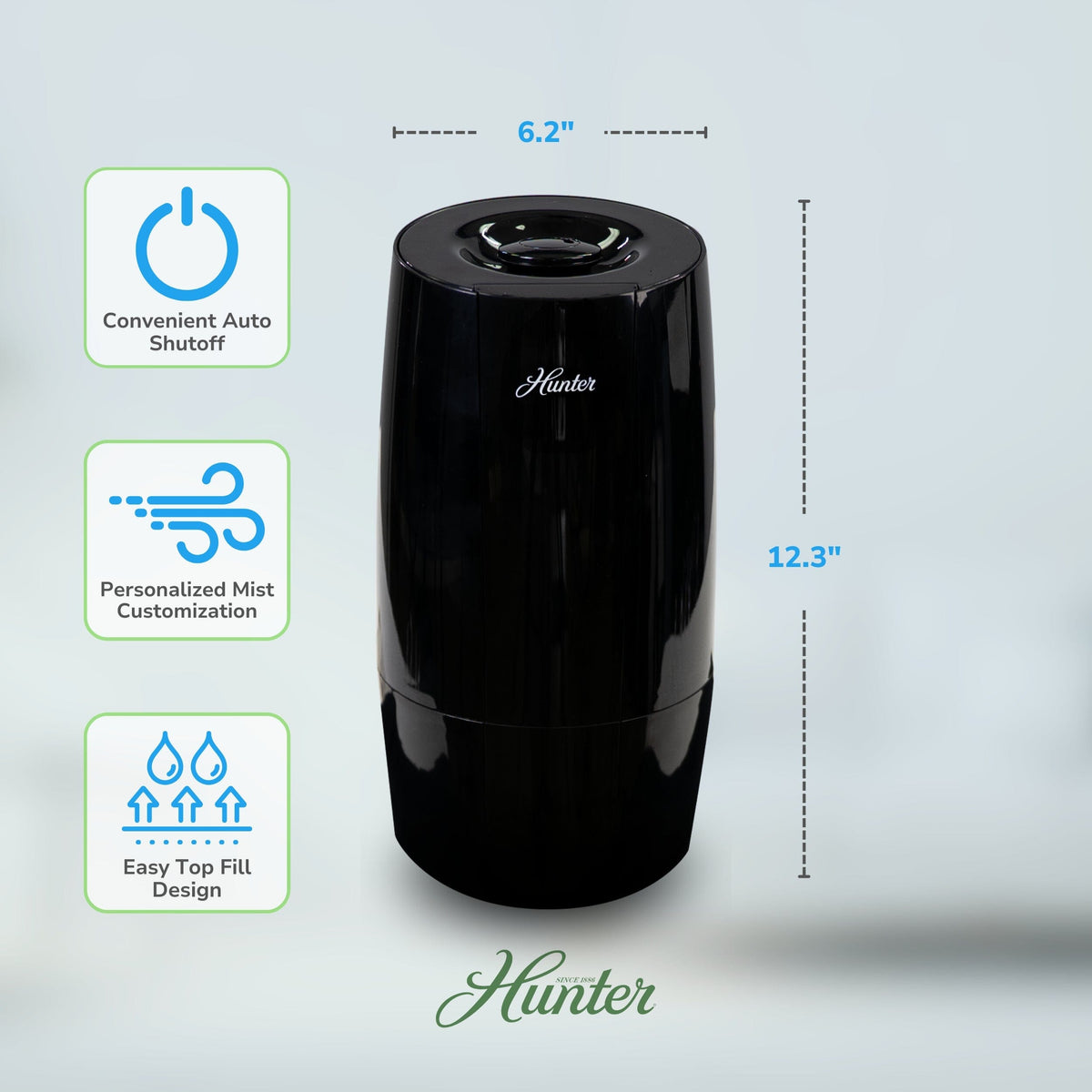Aspire Cool Mist 0.7 Gal Ultrasonic Humidifier HHU475 Home & Garden > Household Appliances > Climate Control Appliances > Humidifiers Hunter Pure Air 