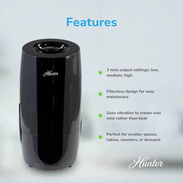 Aspire Cool Mist 0.7 Gal Ultrasonic Humidifier HHU475 Home & Garden > Household Appliances > Climate Control Appliances > Humidifiers Hunter Pure Air 