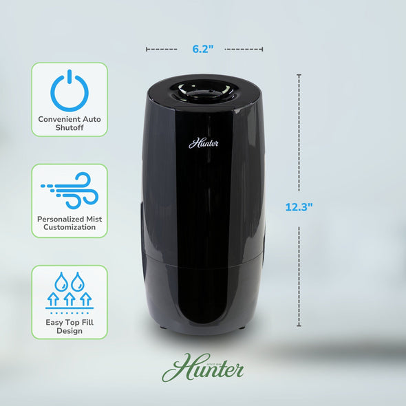 Aspire Cool Mist 0.7 Gal Ultrasonic Humidifier HHU475 Home & Garden > Household Appliances > Climate Control Appliances > Humidifiers Hunter Pure Air 