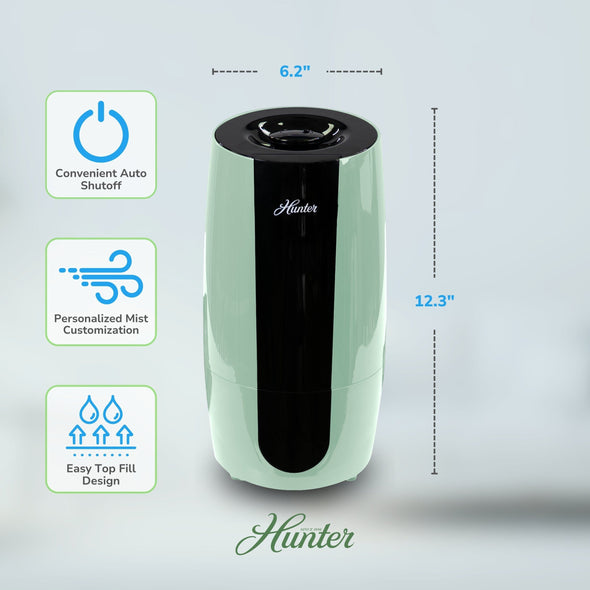 Aspire Cool Mist 0.7 Gal Ultrasonic Humidifier HHU475 Home & Garden > Household Appliances > Climate Control Appliances > Humidifiers Hunter Pure Air 