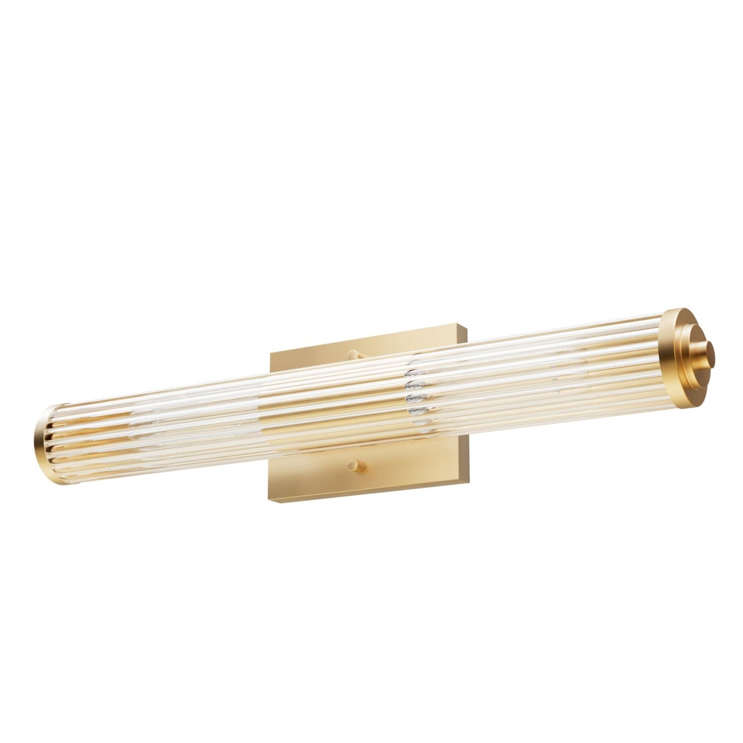 Holly Grove Clear 2 Light Vanity 24 inch Lighting Hunter Alturas Gold - Clear 