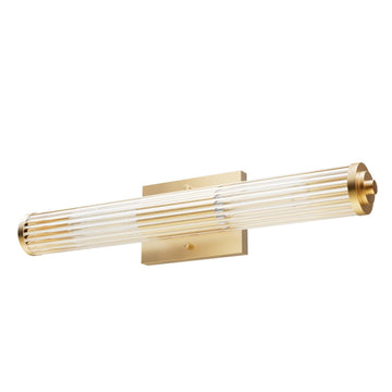 Holly Grove Clear 2 Light Vanity 24 inch Lighting Hunter Alturas Gold - Clear 