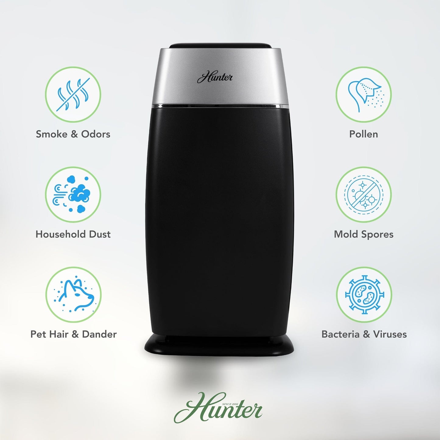 Medium Tower Air Purifier HP100 Service Parts Hunter Pure Air 