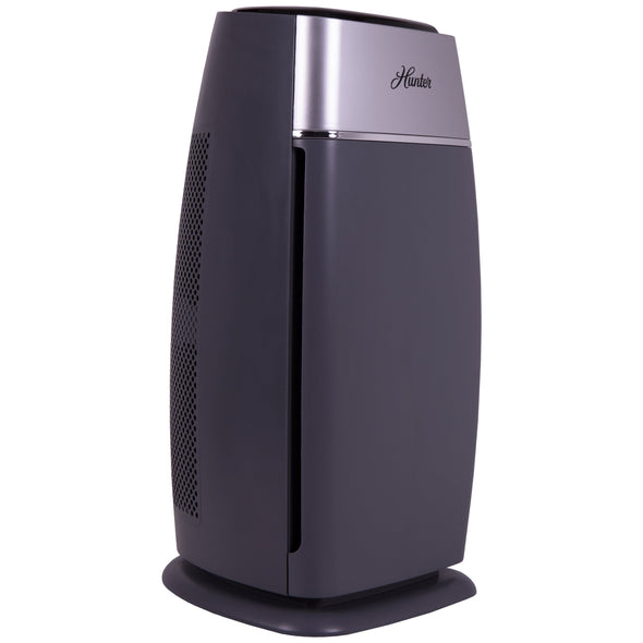 Medium Tower Air Purifier HP100 Service Parts Hunter Pure Air Gray and Silver 