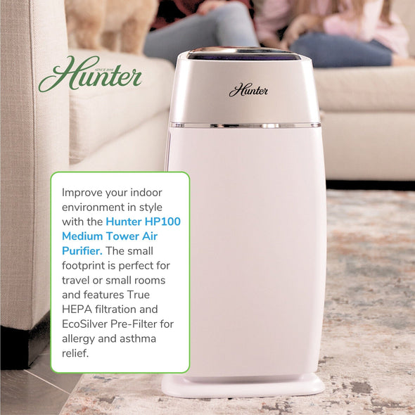 Medium Tower Air Purifier HP100 Service Parts Hunter Pure Air 