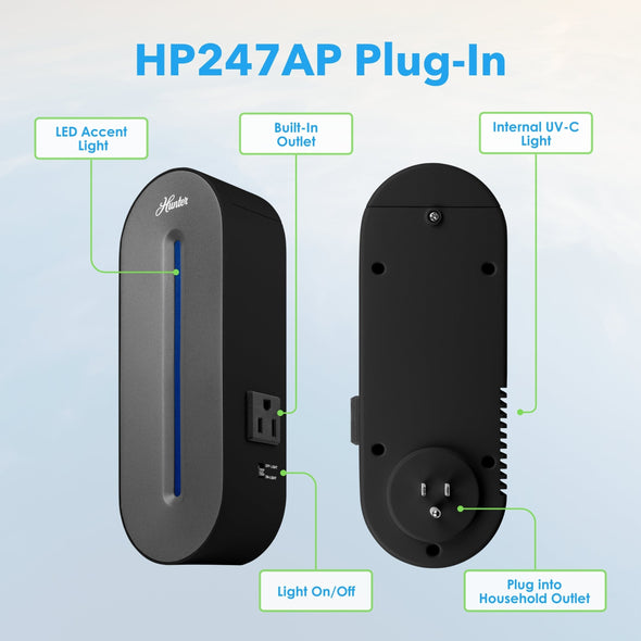 HP247AP Plug-In UV-C Air Sanitizer Collective Hunter Pure Air 
