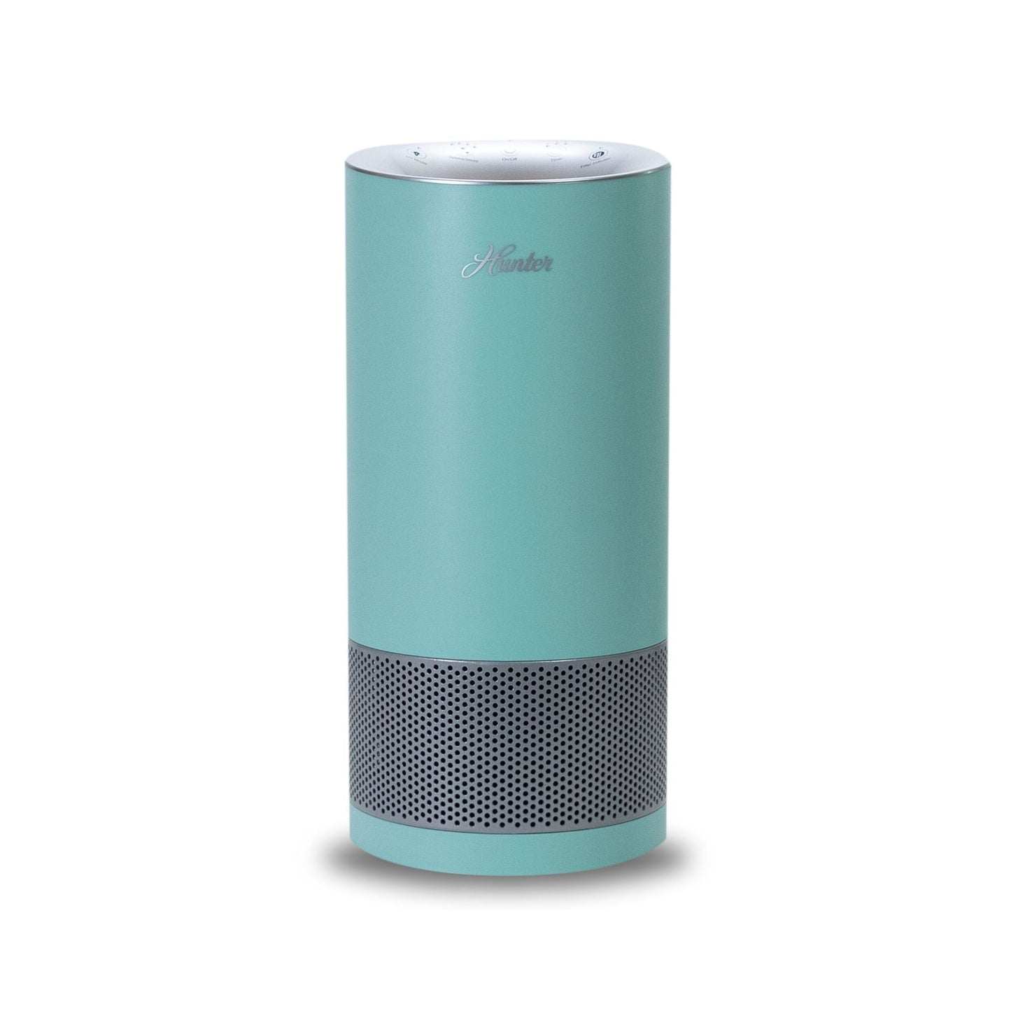 Hunter Fan HP450UV True HEPA UVC Light Technology Air Purifier Collective Hunter Pure Air Aqua and Silver 
