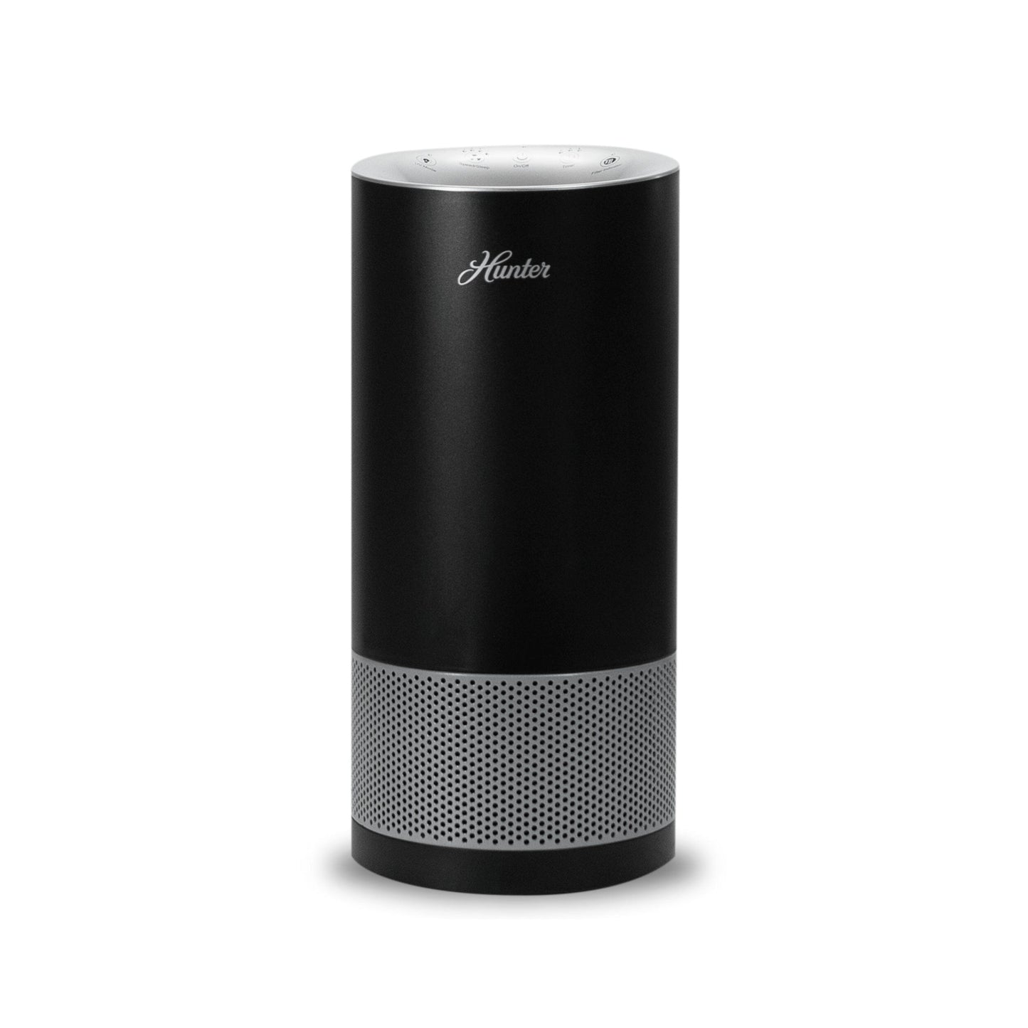 Hunter Fan HP450UV True HEPA UVC Light Technology Air Purifier Collective Hunter Pure Air Black and Silver 