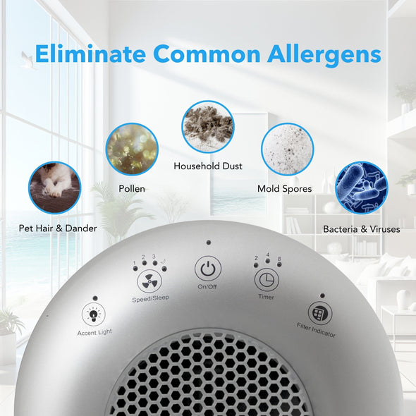 Hunter Fan HP450UV True HEPA UVC Light Technology Air Purifier Collective Hunter Pure Air 