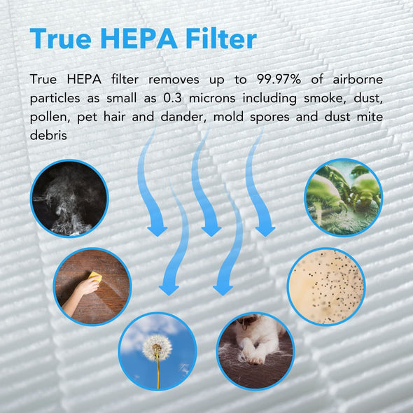Hunter Fan HP450UV True HEPA UVC Light Technology Air Purifier Collective Hunter Pure Air 