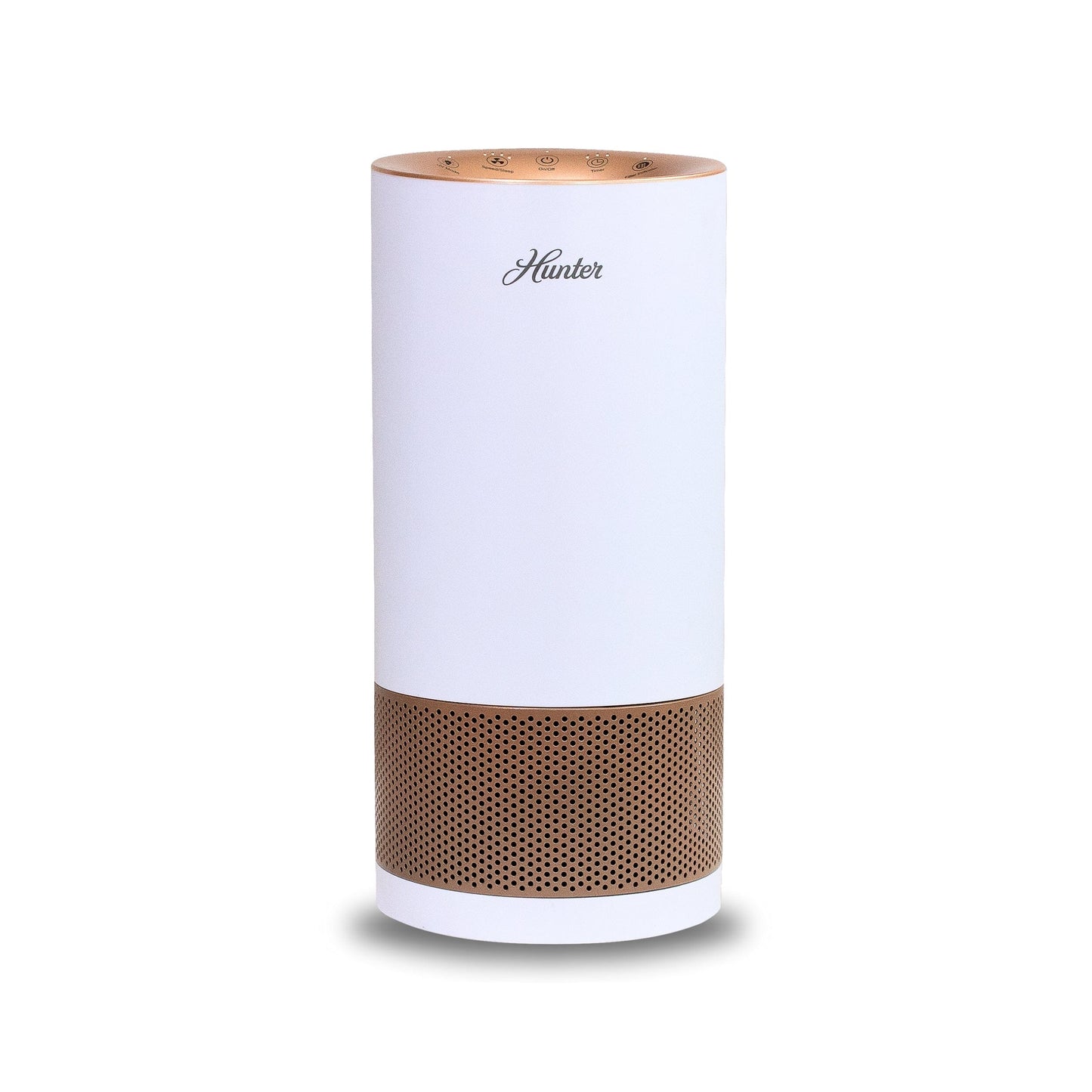Hunter Fan HP450UV True HEPA UVC Light Technology Air Purifier Collective Hunter Pure Air White and Rose Gold 