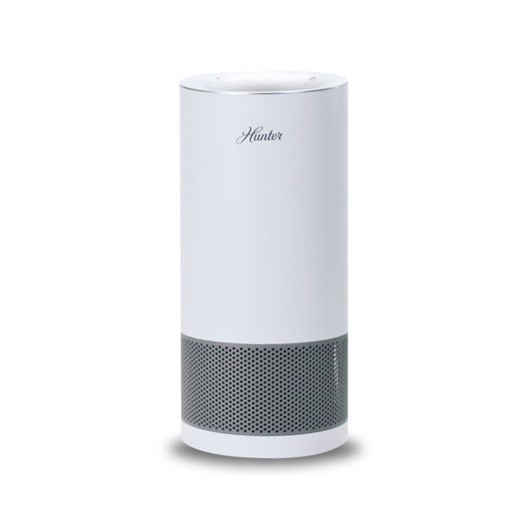 Hunter Fan HP450UV True HEPA UVC Light Technology Air Purifier Collective Hunter Pure Air White and Gray 