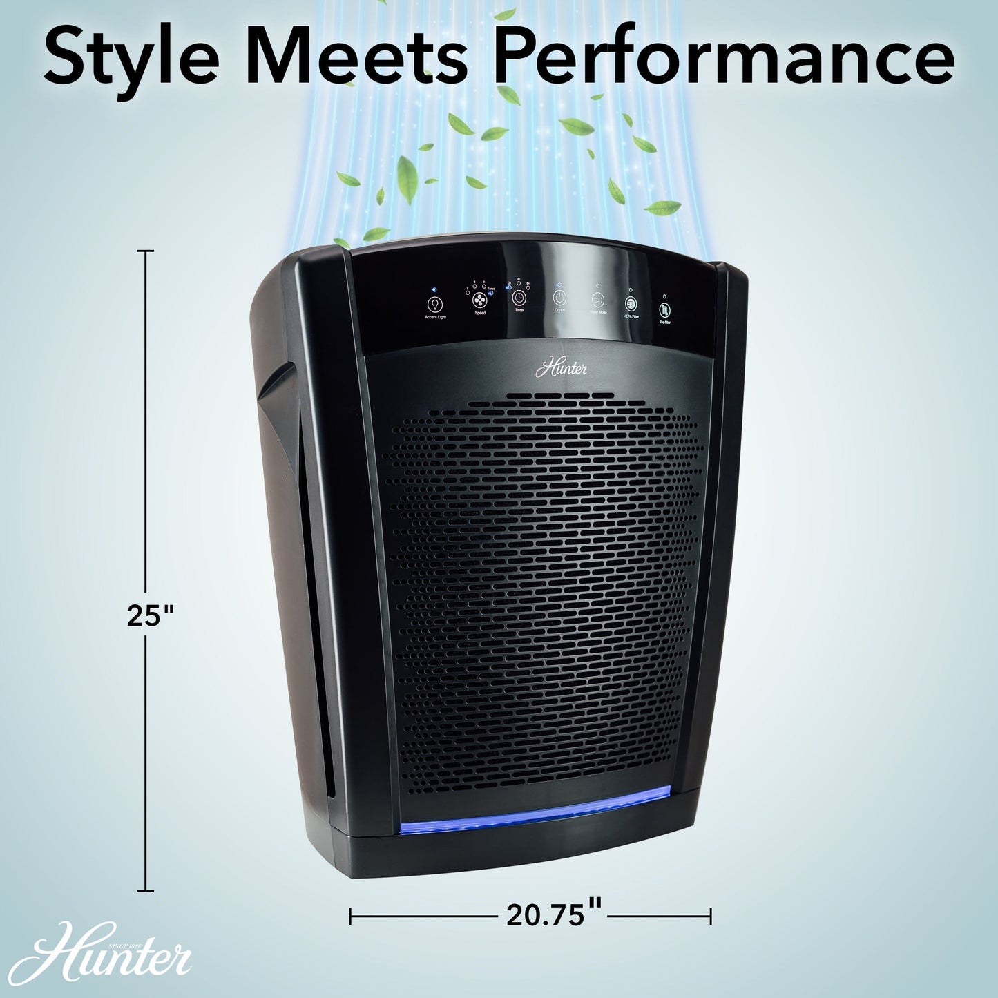 HP800 Multi-Room Large Console Air Purifier Collective Hunter Pure Air 
