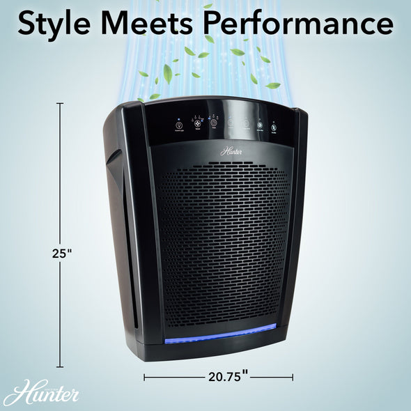 HP800 Multi-Room Large Console Air Purifier Collective Hunter Pure Air 