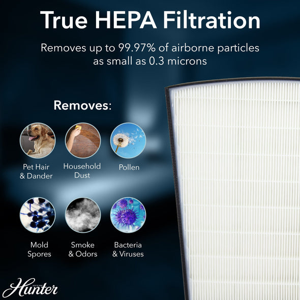 HP800 Multi-Room Large Console Air Purifier Collective Hunter Pure Air 