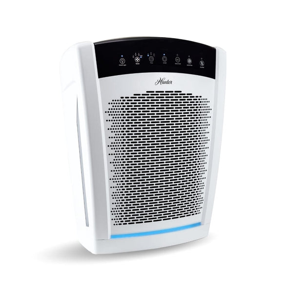 HP850UV Large UVC Multi-Room Console Air Purifier Collective Hunter Pure Air Single Unit White 