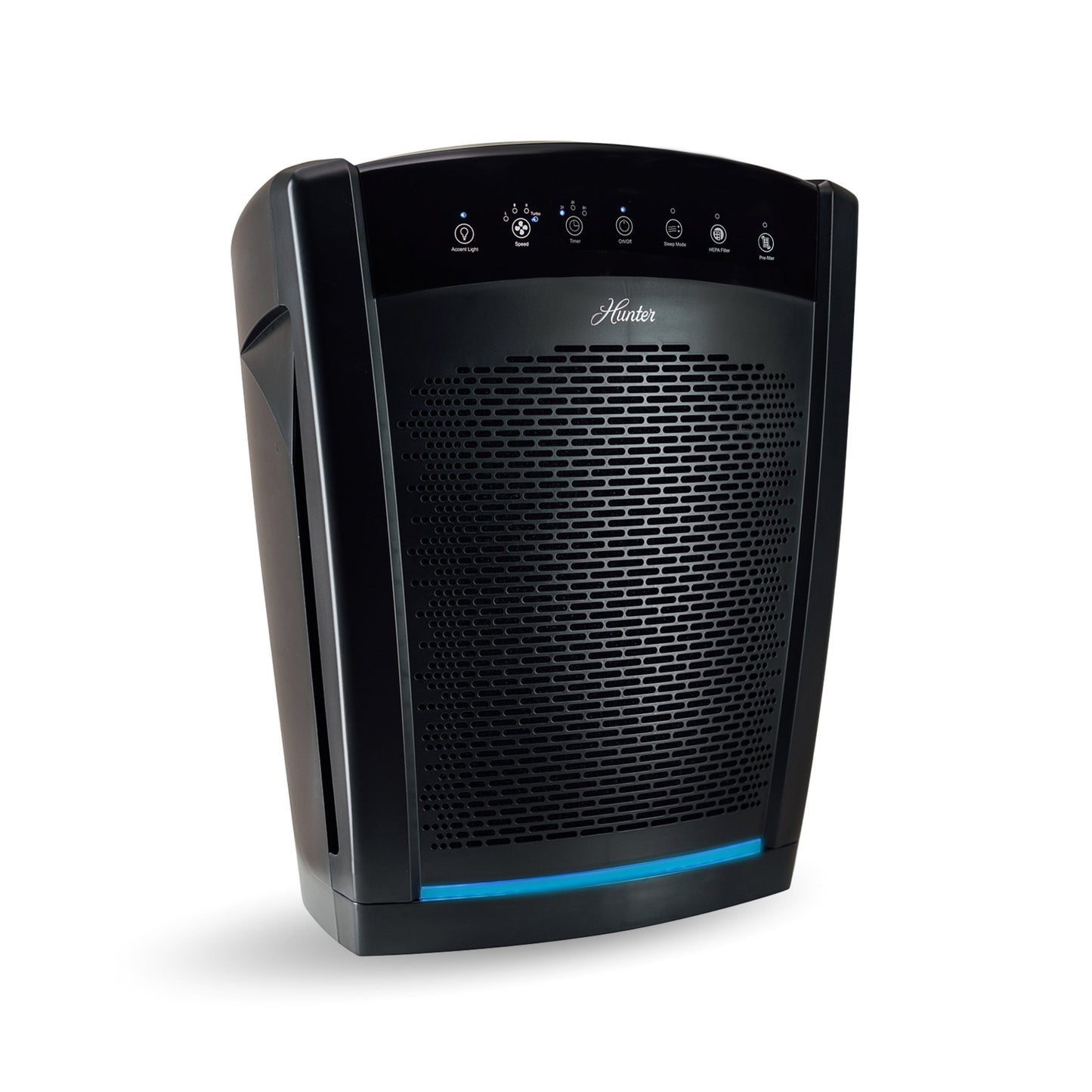 HP850UV Large UVC Multi-Room Console Air Purifier Collective Hunter Pure Air Single Unit Black 