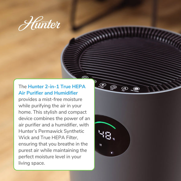 HPH625 2-in-1 True HEPA Air Purifier & Humidifier Collective Hunter Pure Air 