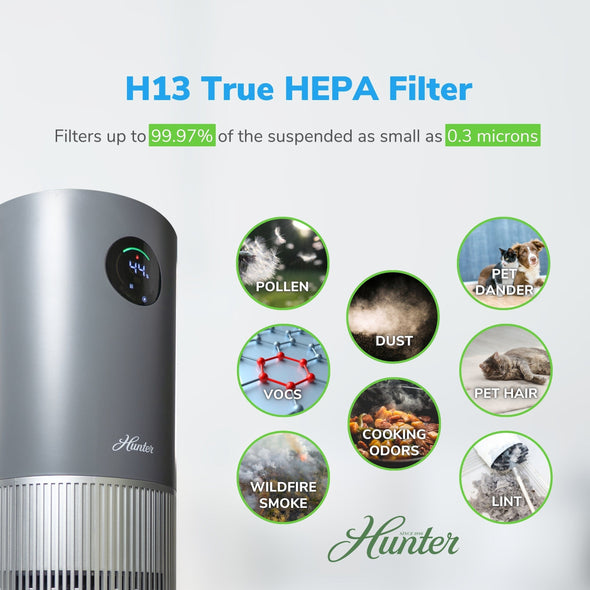 HPH625 2-in-1 True HEPA Air Purifier & Humidifier Collective Hunter Pure Air 