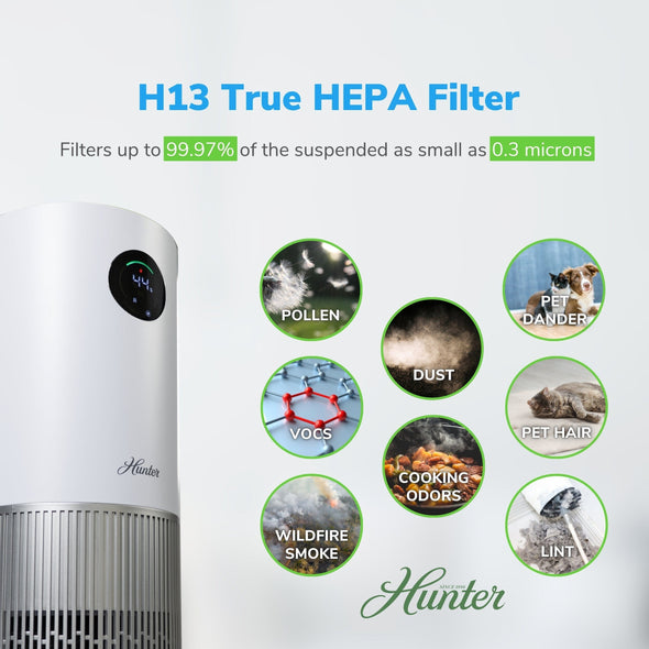 HPH625 2-in-1 True HEPA Air Purifier & Humidifier Collective Hunter Pure Air 