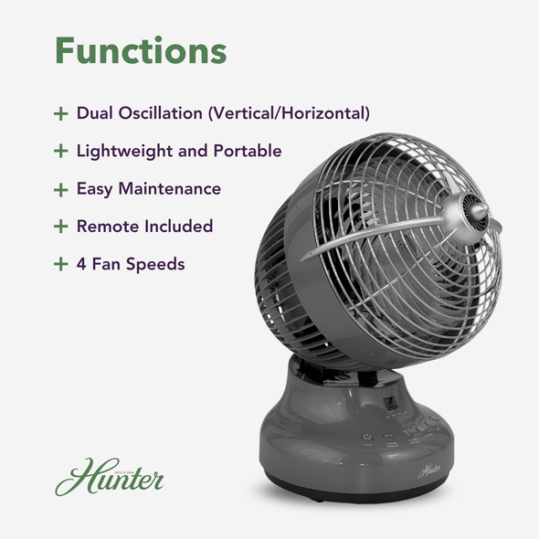 Hunter Cordless Oscillating Fan Service Parts Hunter Pure Air 