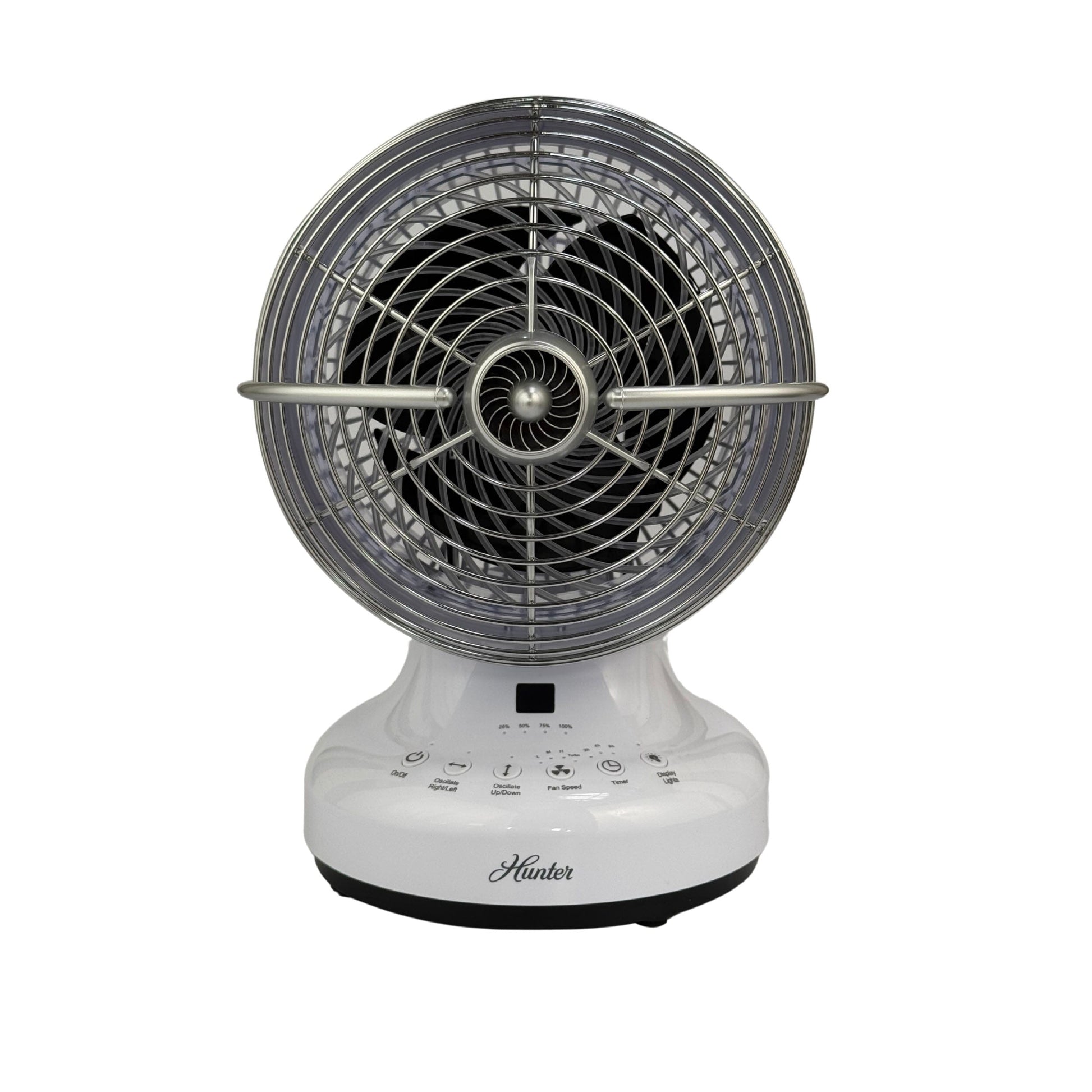 Hunter Cordless Oscillating Fan Service Parts Hunter Pure Air White 