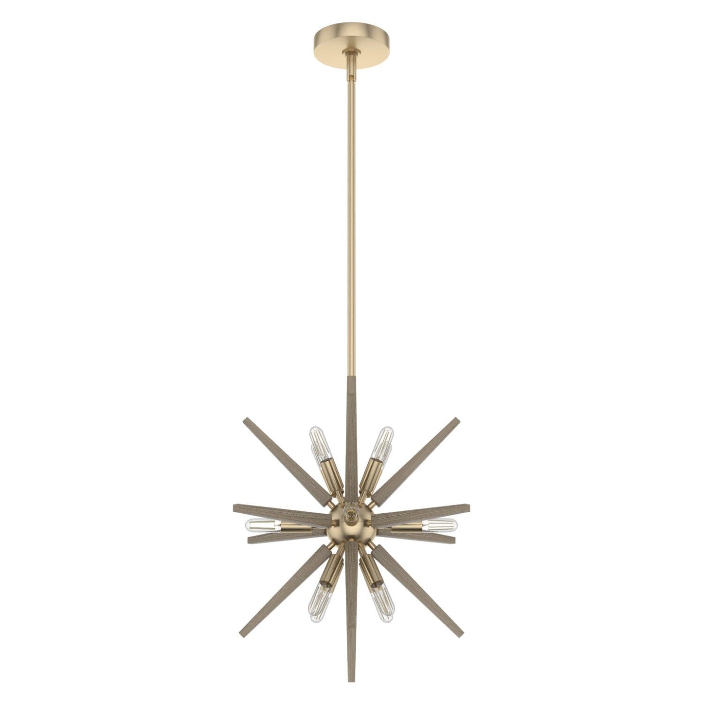 Jupiter Star 12 Light Pendant 18 inch Lighting Hunter Alturas Gold 