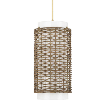 Laila 3 Light Large 12 Inch Large Pendant Lighting Hunter Luxe Gold - Cased White 