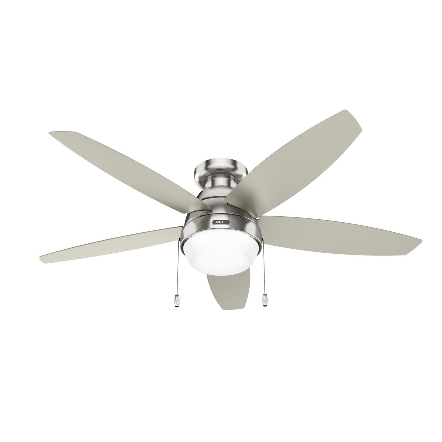 Lilliana with 2 LED Lights 52 inch Ceiling Fans Hunter Brushed Nickel - Matte Nickel 