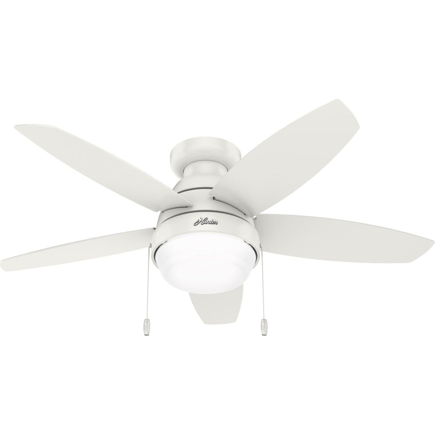 Lilliana with LED Light 44 inch Ceiling Fans Hunter Fresh White - Fresh White 