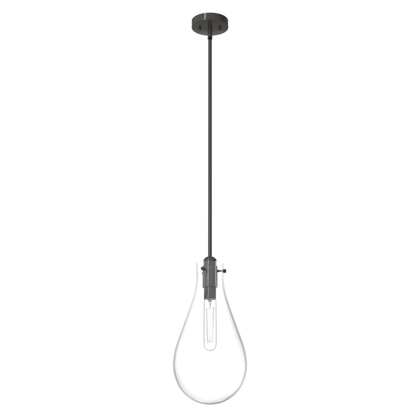 Lundin Pendant 1 Light 9 inch Lighting Hunter Noble Bronze - Clear 