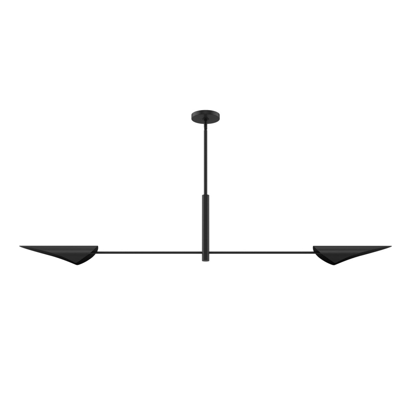 Merian 2 Light Extra Large 65 Inch Linear Lighting Hunter Matte Black 
