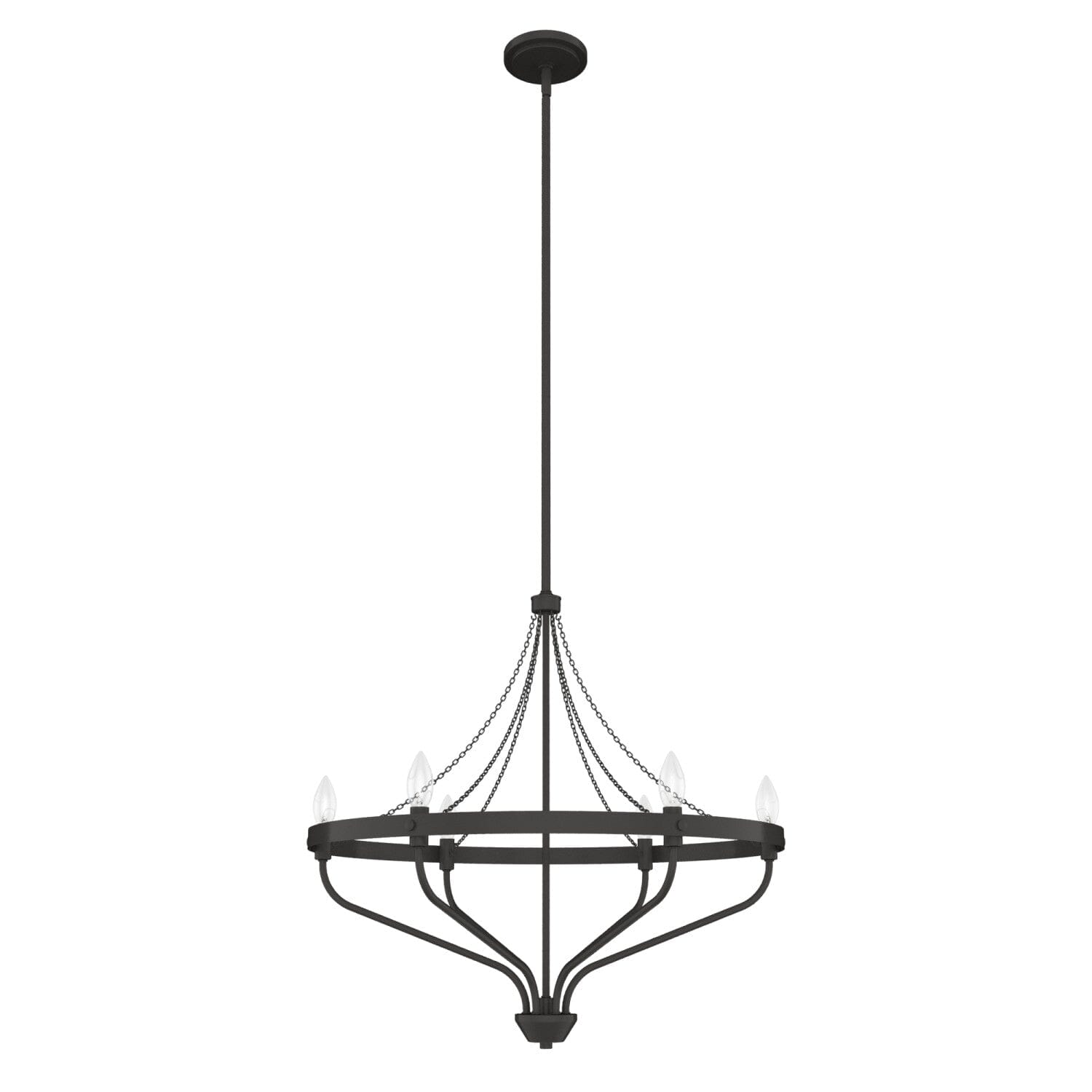 Merlin 6 Light Chandelier