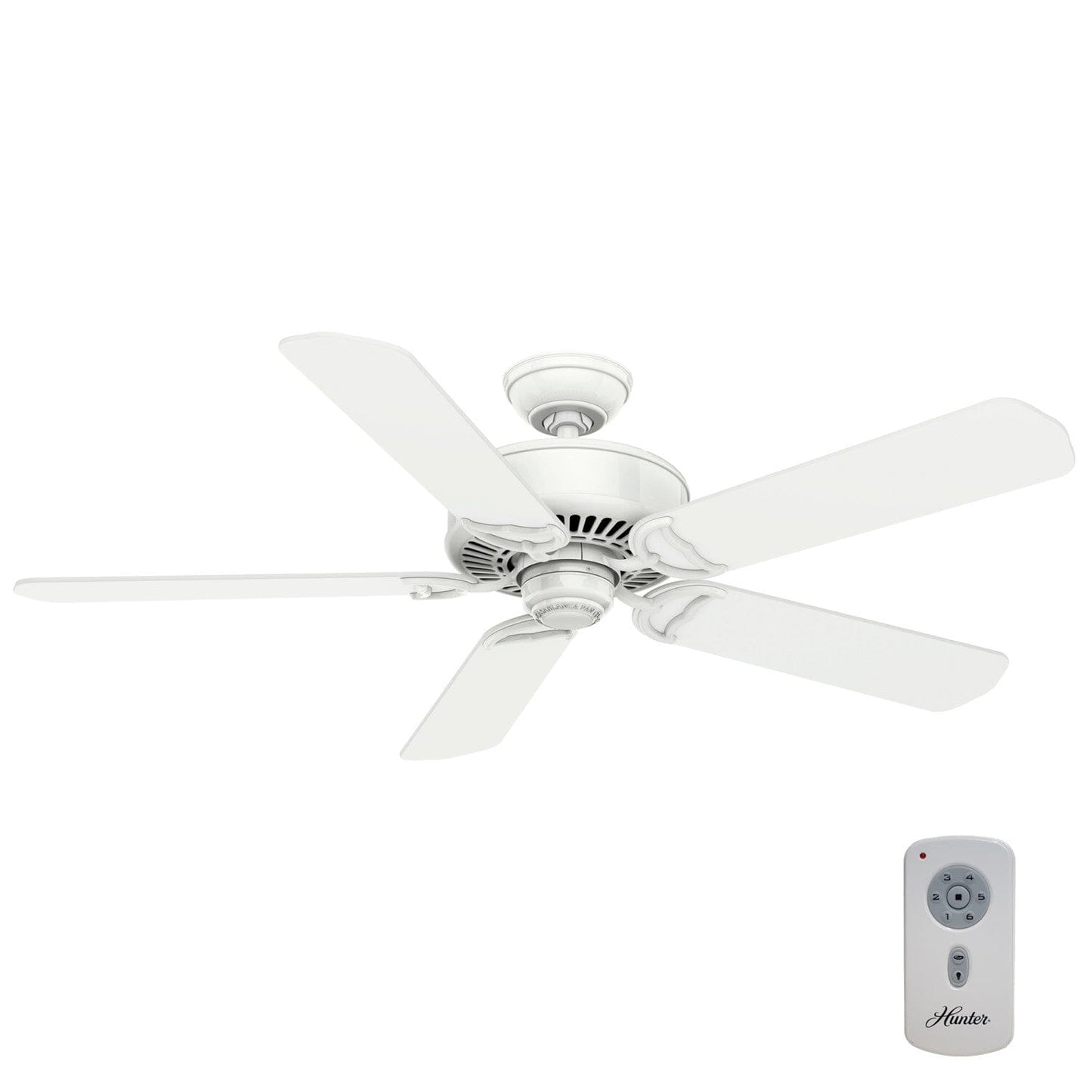Panama ENERGY STAR DC 54 inch with Remote Ceiling Fans Casablanca Snow White - Matte Snow White 