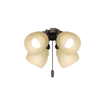 Premier Bronze 4 Light LED Light Kit - 99367 Ceiling Fan Accessories Hunter Premier Bronze 