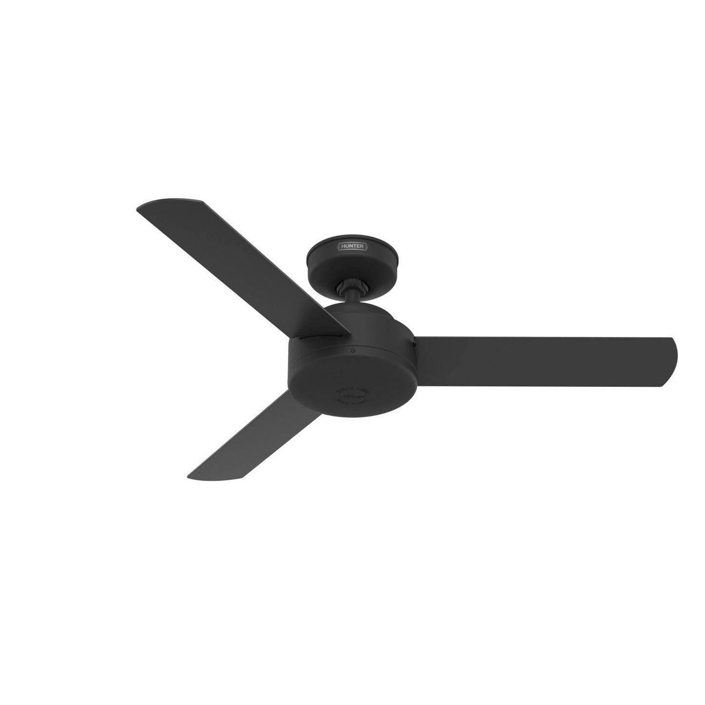 Presto 44 inch Ceiling Fans Hunter Matte Black - Matte Black 