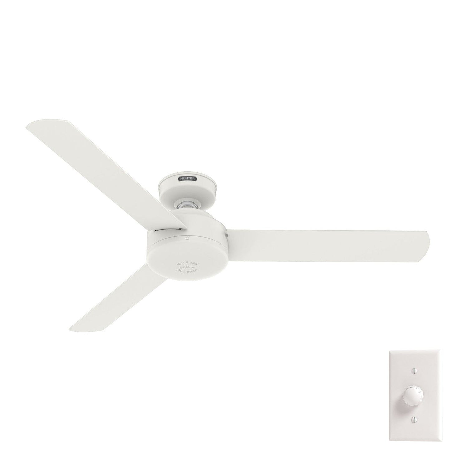 Presto 52 inch Ceiling Fans Hunter Matte White - Matte White 