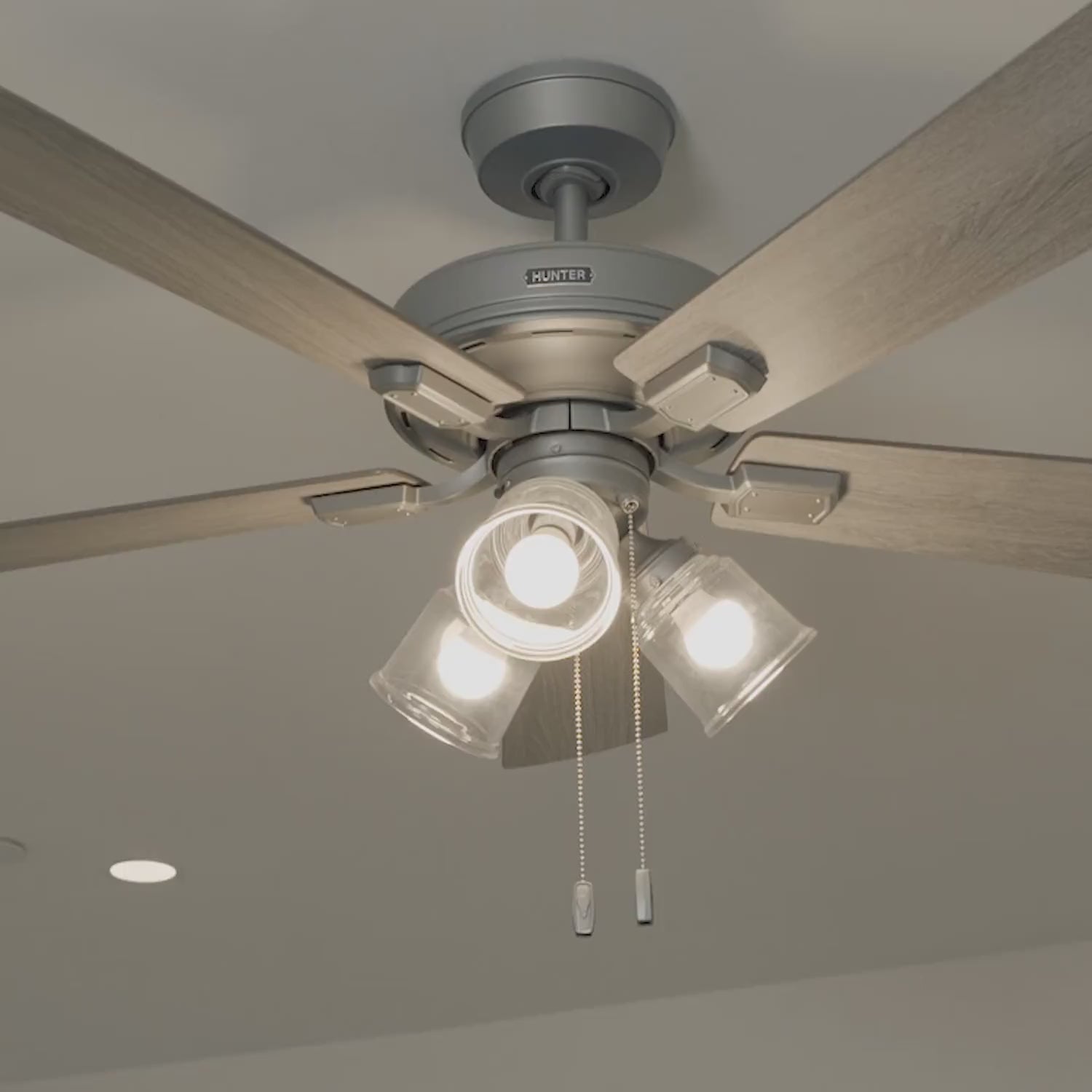 Hunter Crestfield HunterExpress with 3 LED Lights 52 inch – Hunter Fan