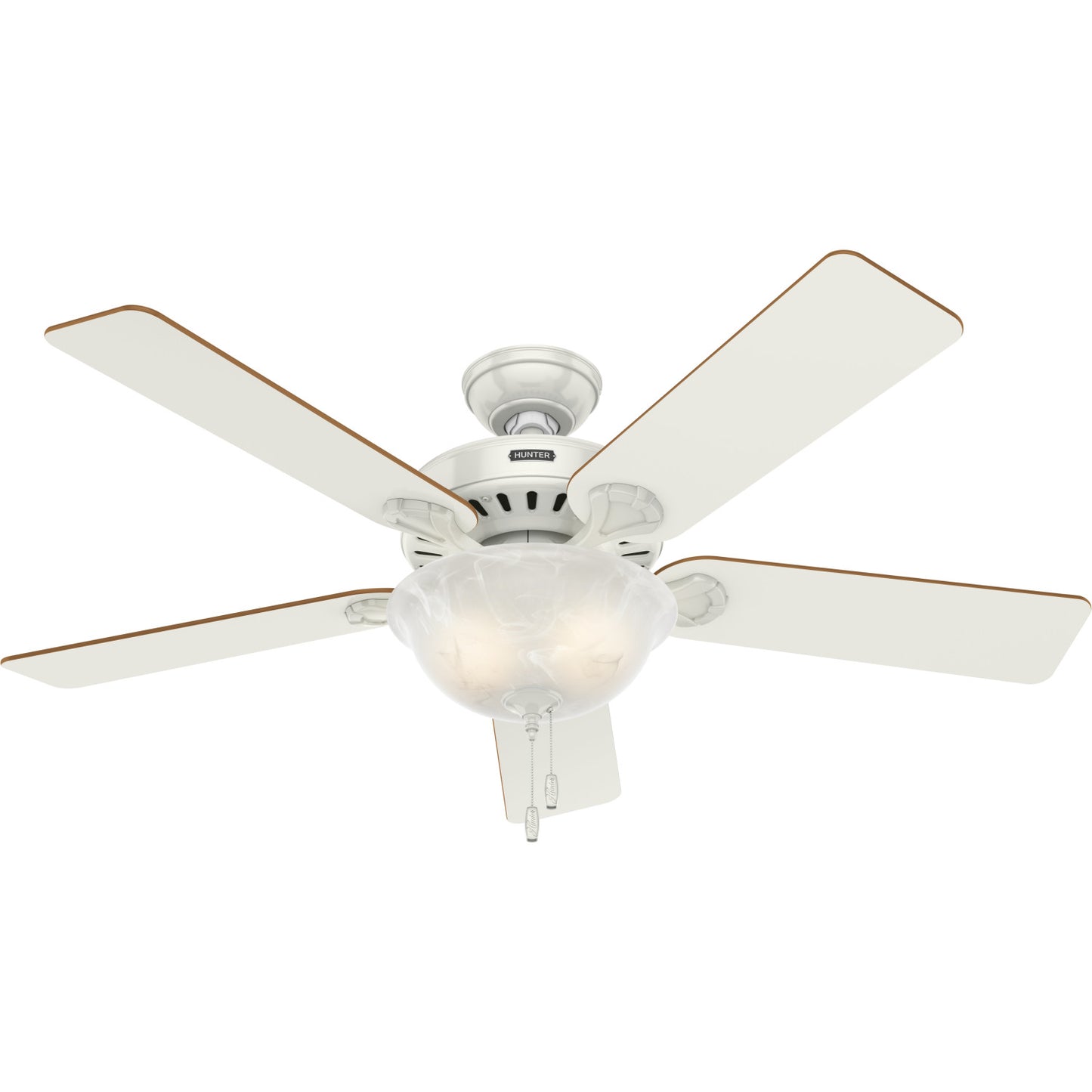 Pro's Best with Light 52 inch Ceiling Fans Hunter White - White 