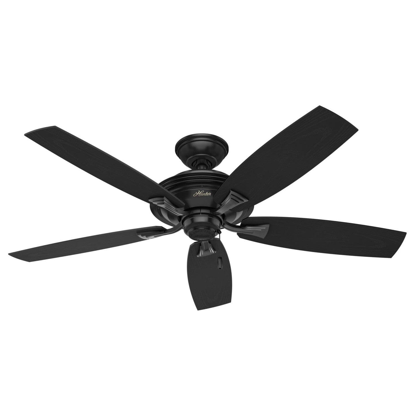 Rainsford Outdoor 52 inch Ceiling Fans Hunter Matte Black - Matte Black 
