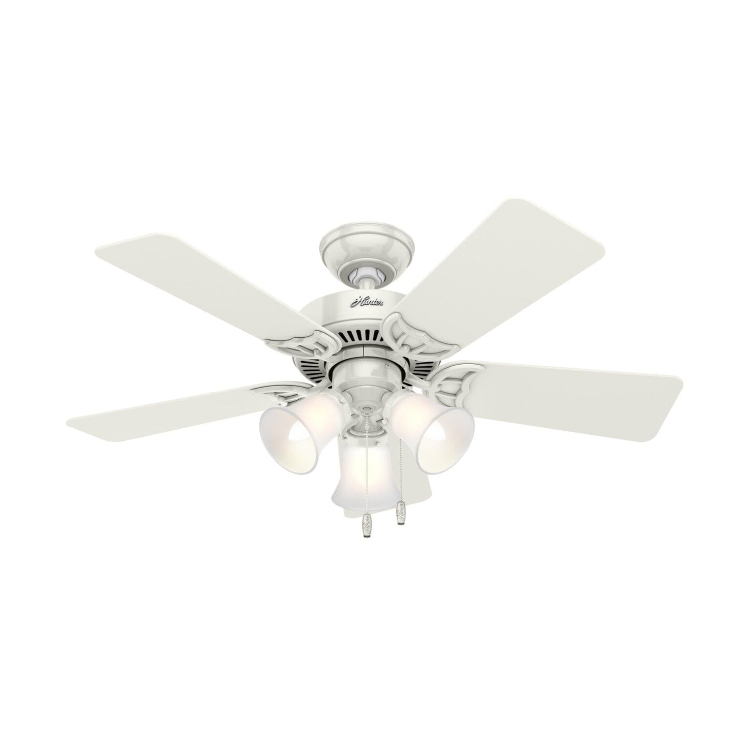 Southern Breeze with 3 Lights 42 inch Ceiling Fans Hunter White - White 