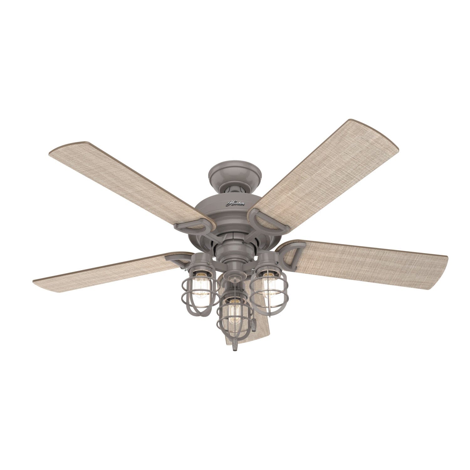 Starklake Outdoor With Led Light 52 Inch Ceiling Fan Hunter