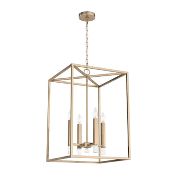 Sunjai 4 Light Pendant 17 inch Lighting Hunter Alturas Gold 