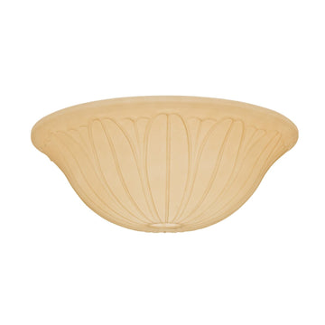 Tropical Leaf Toffee Glass Bowl - 99063 Ceiling Fan Accessories Casablanca 