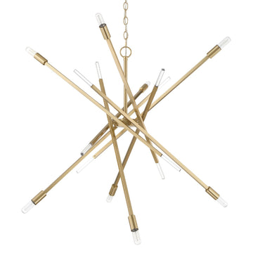 Vicontessa 8 Light Large 35 Inch Chandelier Lighting Hunter Alturas Gold 