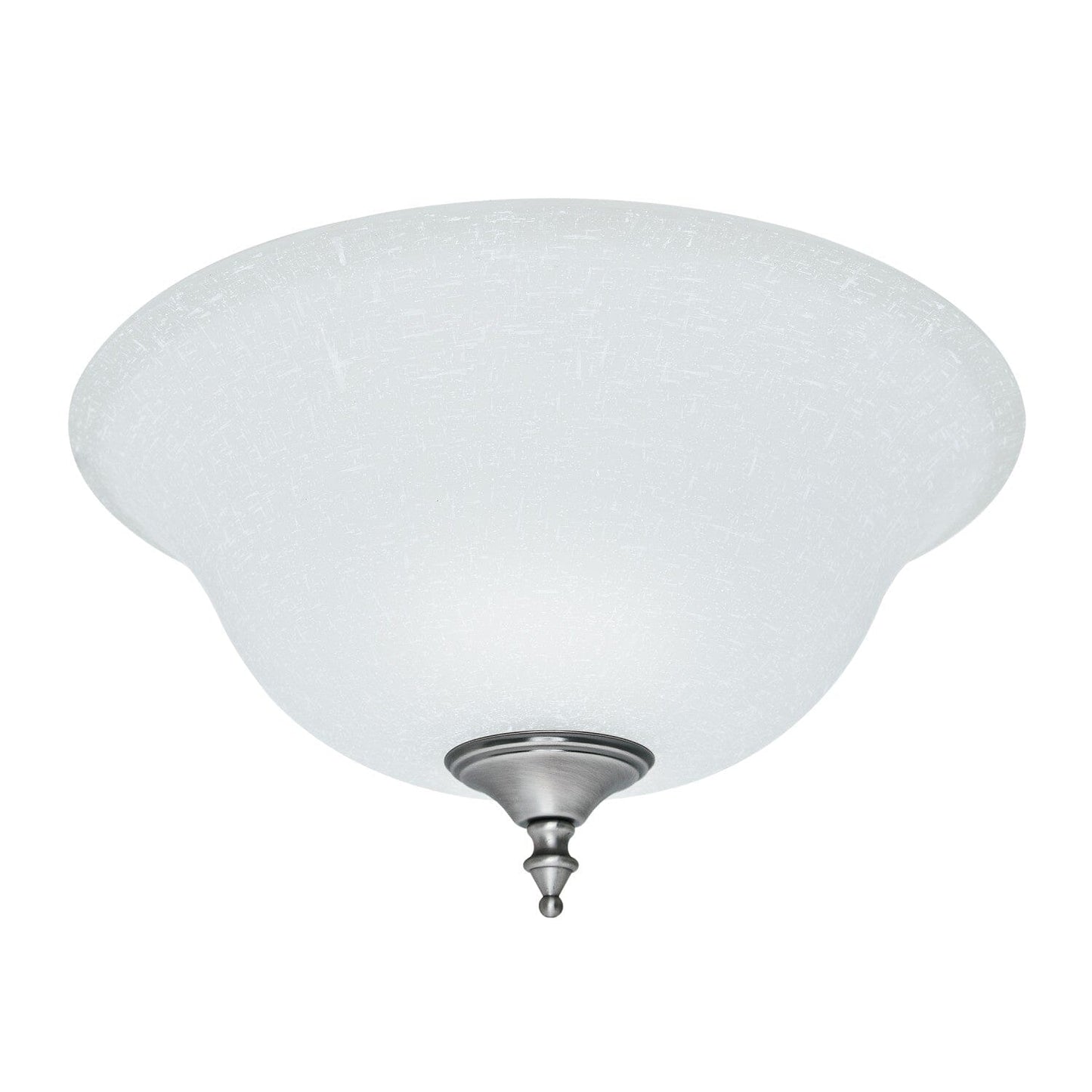 White Linen Glass Bowl 99162 Hunter Fan