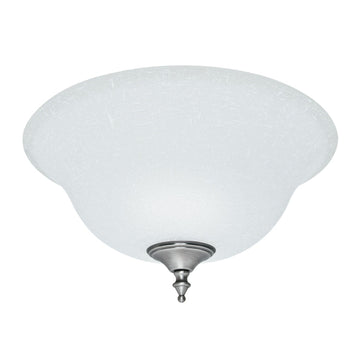 White Linen Glass Bowl - 99162 Ceiling Fan Accessories Hunter Antique Pewter 