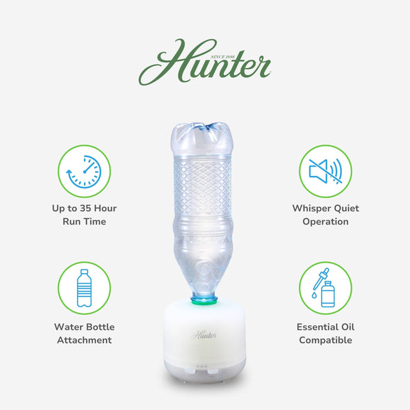 Hunter XJ-520 Aromatic LED Personal Ultrasonic Humidifier Collective Hunter Pure Air 