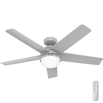 Yuma with LED Light 52 inch Ceiling Fans Hunter Dove Grey - Dove Grey 