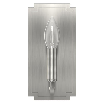Zoanne 1 Light Wall Sconce Lighting Hunter Brushed Nickel 